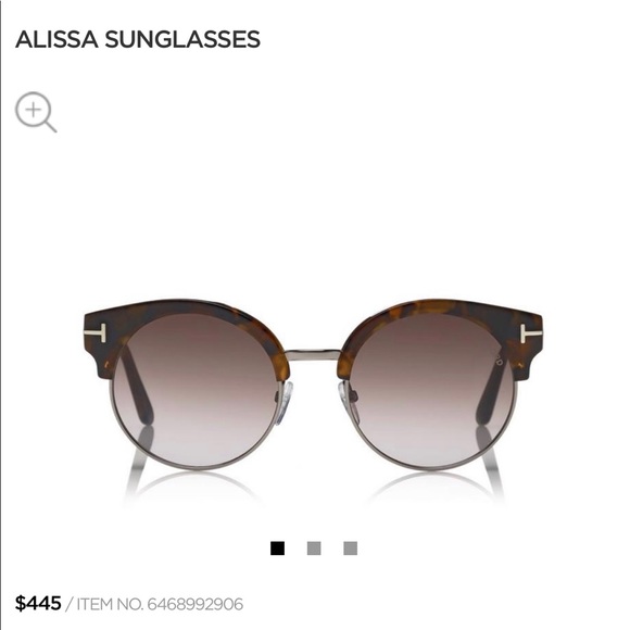 TOM FORD ALISSA HAVANA SUNGLASSES main image 5